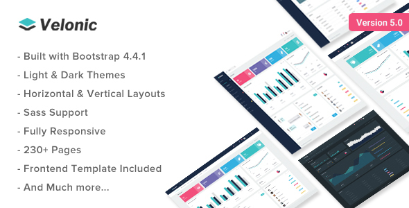 Velonic - Admin Dashboard & Frontend Template
