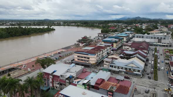 The Towns of Sarawak, Borneo, Malaysia