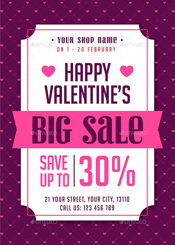 Valentines Sale Flyer