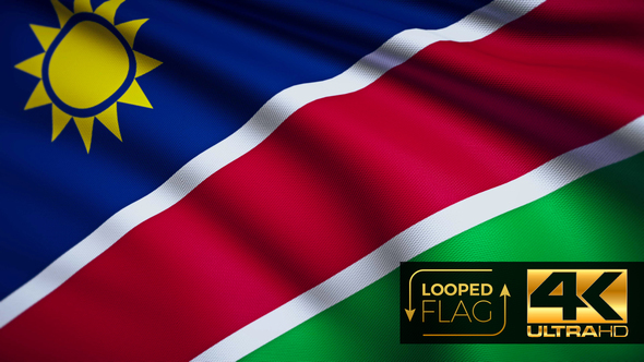 Namibia Flag 4K
