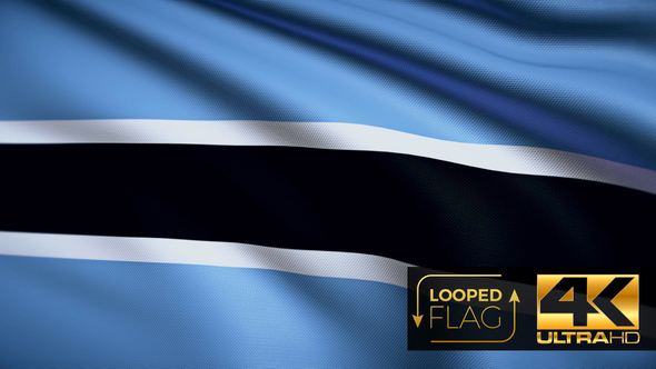 Botswana Flag 4K