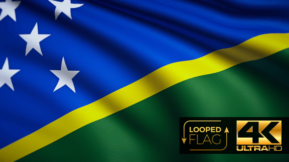 Solomon Islands Flag 4K