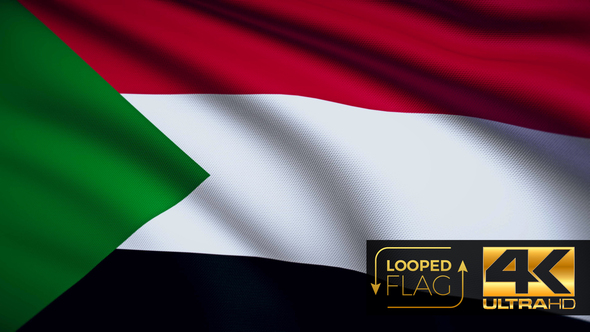 Sudan Flag 4K