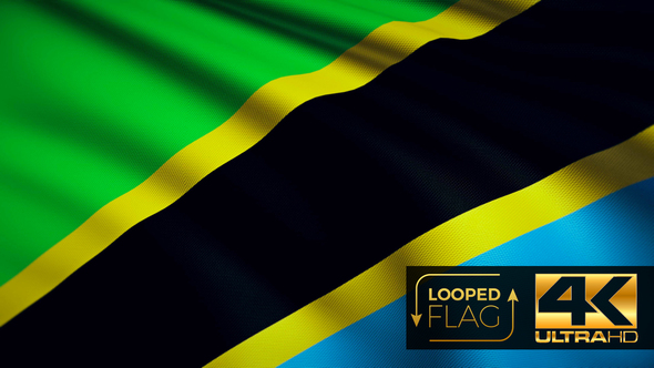 Tanzania Flag 4K