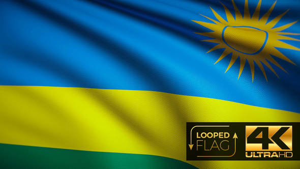 Rwanda Flag 4K