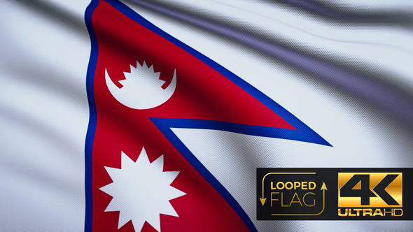 Nepal Flag 4K