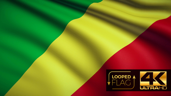 Congo Flag 4K