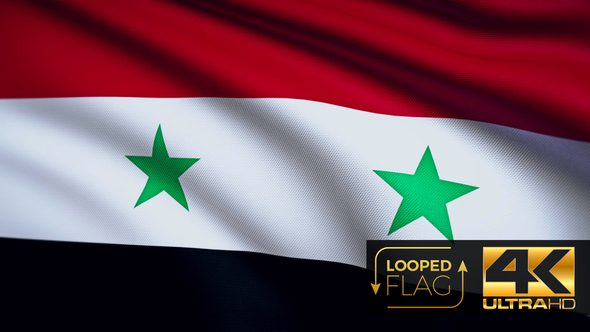 Syria Flag 4K