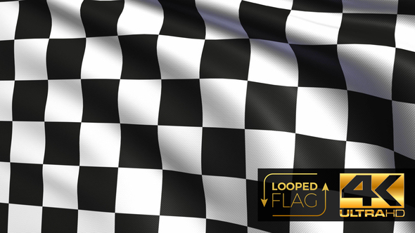 Checkered Race Flag 4K