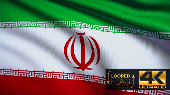 Iran Flag 4K