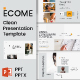 Ecome Clean Presentation Template - GraphicRiver Item for Sale