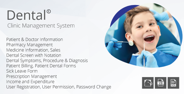 Dental Care Management System (VB.NET, SQL Server, MS Report Viewer)