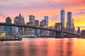 Lower Manhattan Skyline and Brooklyn Bridge - PhotoDune Item for Sale
