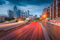 Atlanta, Georgia, USA downtown skyline over the highways at dusk - PhotoDune Item for Sale
