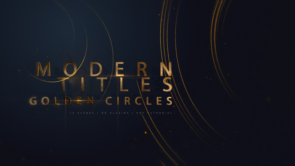 Modern Titles | Golden Circles alt