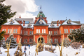 Sapporo, Japan at the Former Hokkaido Government offices during winter - PhotoDune Item for Sale