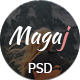 Magaj - Modern Blog PSD Template - ThemeForest Item for Sale