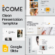 Ecome Minimal Google Slide - GraphicRiver Item for Sale