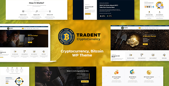 Tradent - Cryptocurrency, Bitcoin WordPress Theme