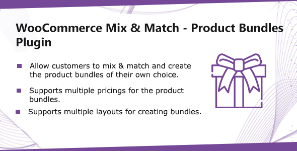 WooCommerce Mix & Match - Product Bundles Plugin