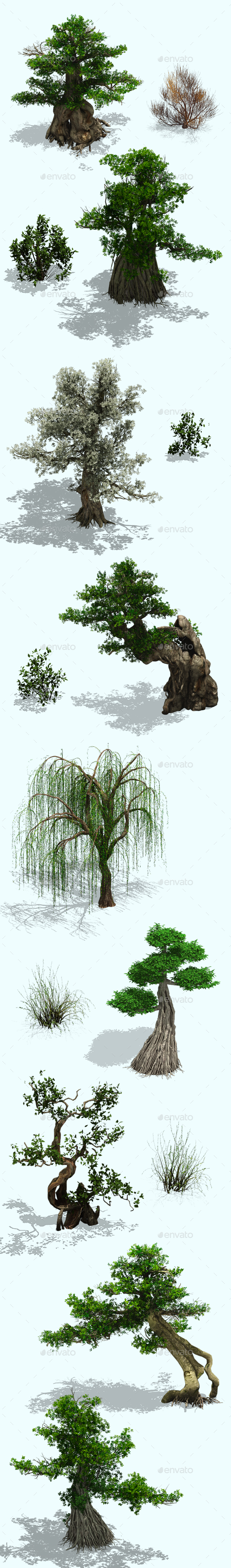 Trees 2D Game Assets from GraphicRiver