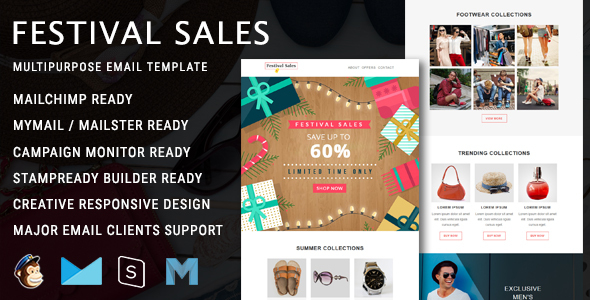 Festival Sales - Responsive Email Template