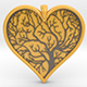 Tree of life Heart pendant - 3DOcean Item for Sale