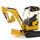 Mini Excavator - 3DOcean Item for Sale