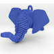 Elephant Head Pendant - 3DOcean Item for Sale