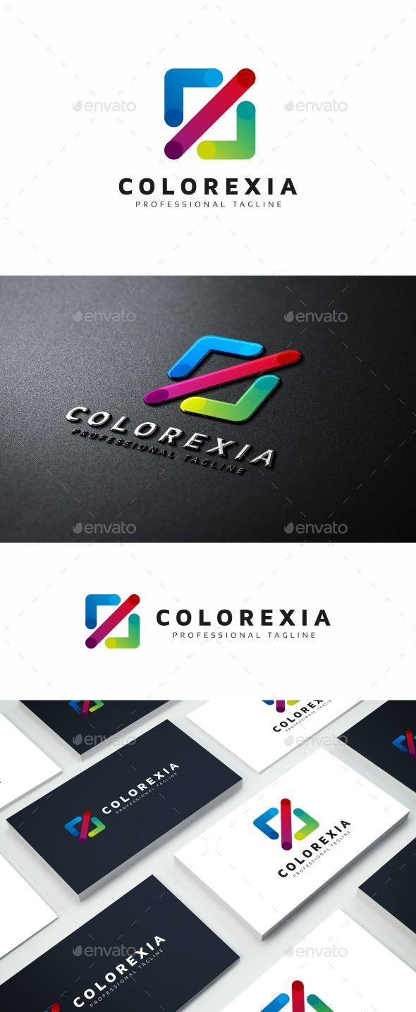 Square Abstract Colorful Logo
