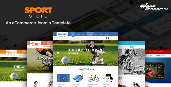 Sport Store - Responsive Joomla Template