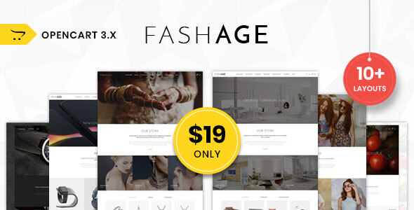 Fashage - Responsive Opencart 3.0 Theme