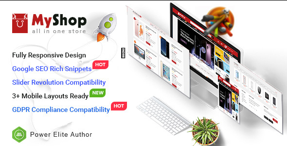 MyShop - Top Multipurpose OpenCart 3 Theme (3+ Mobile Layouts Included)