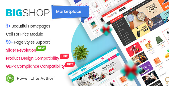 BigShop - High Customizable Responsive OpenCart 3 Marketplace Theme
