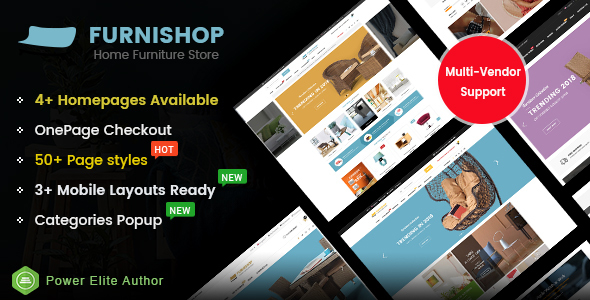 FurniShop - Multi-purpose Marketplace3 Theme (Mobile Layouts Included)