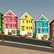 Low Poly San Francisco Street - 3DOcean Item for Sale