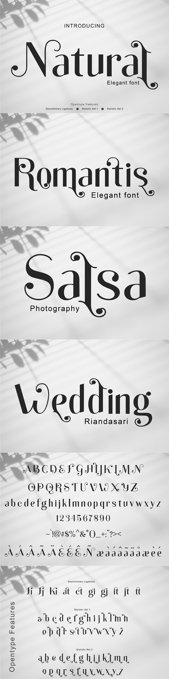 Natural Fonts From Graphicriver