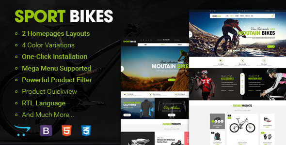 Sportbike - Premium Responsive OpenCart Theme