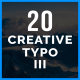 Creative Typo III - VideoHive Item for Sale