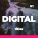 Modern Digital Titles - VideoHive Item for Sale