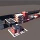 low poly city - 3DOcean Item for Sale