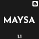 Maysa - Minimal Portfolio Blogger Template - ThemeForest Item for Sale