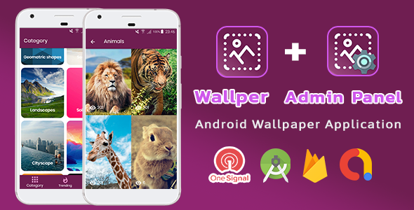 Wallper - Wallpaper Android Application Complet
