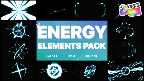 Cartoon Energy Elements Pack | FCPX