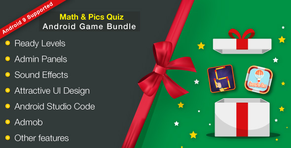 Math & Pics Quiz - Android Games Bundle