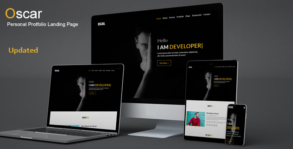 Oscar - Personal Portfolio Template