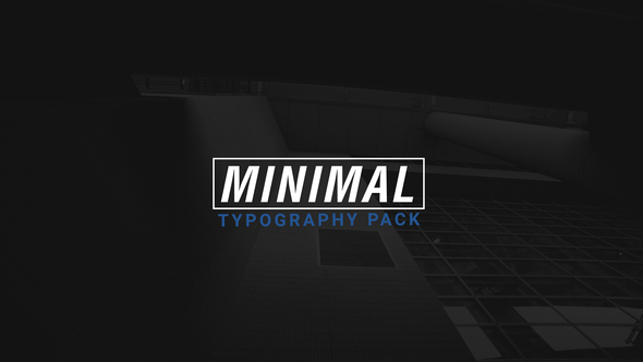 Clean and Minimal Typography Pack | 20 Unique Titles alt