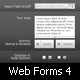 Web Forms 4 - Vector Dark Gradient layered PSD - GraphicRiver Item for Sale