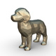 Golden labrador figure - 3DOcean Item for Sale