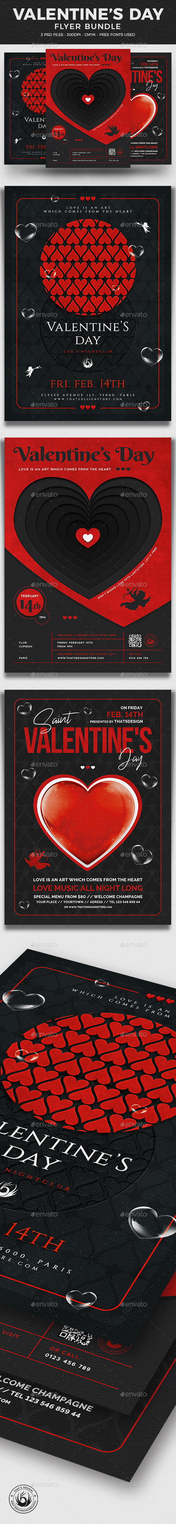 Valentines Day Flyer Bundle V4